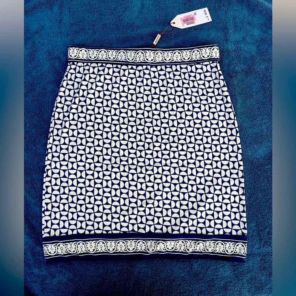 MEDITERRANEAN ELASTIC FITTED SKIRT NWT Max Studio XS